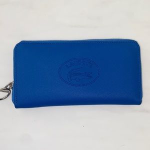 Lacoste Womens Blue Wallet